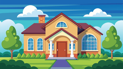 vector illustration of a house