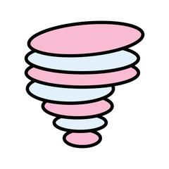 Tornado Vector Icon
