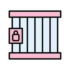 Jail Cell Vector Icon
