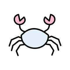 Crab Vector Icon