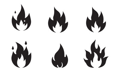 Fire icon vectors design