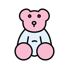 Teddy Bear Vector Icon