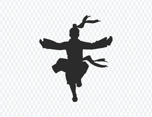 ballet dancer silhouette