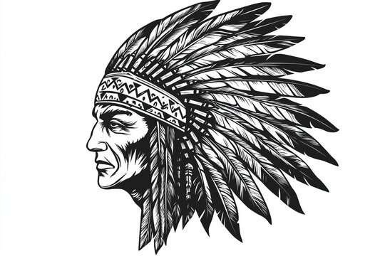 native american indian chief headdress