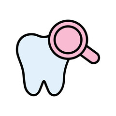 Dental Checkup Vector Icon