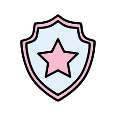 Security Badge Vector Icon
