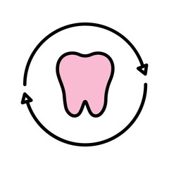 Dental Restoration Vector Icon