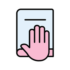 Pledge of Allegiance Vector Icon