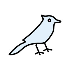 Blue Jay Vector Icon