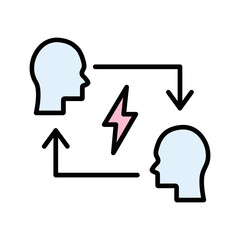 Conflict Resolution Vector Icon