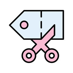 Price Cut Vector Icon