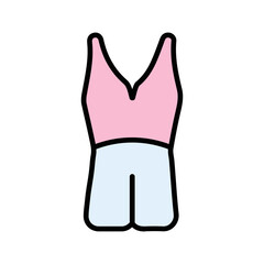 Workout Clothes Vector Icon