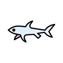 Hammerhead Shark Vector Icon