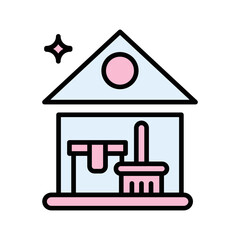 Spring Cleaning Vector Icon