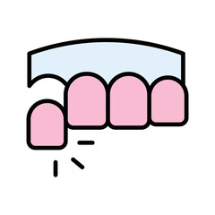 Dental Impressions Vector Icon