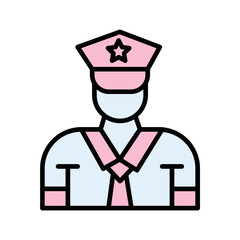 Security Guard Vector Icon
