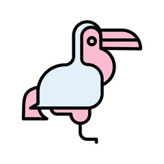 Hornbill Vector Icon