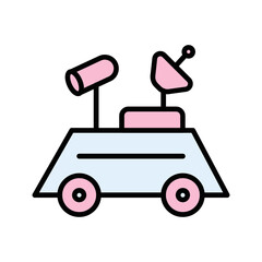 Lunar Rover Vector Icon