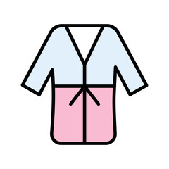Bathrobe Vector Icon