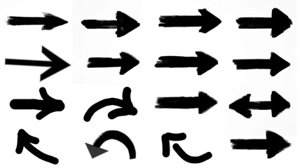 grunge arrow vector. grunge arrow brush.grunge arrow paint