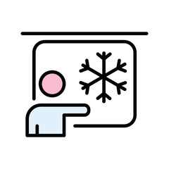 Meteorologist Vector Icon