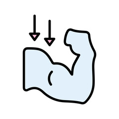 Obraz premium Muscle Recovery Vector Icon