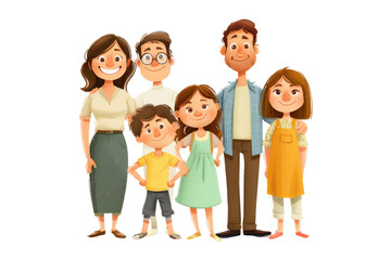 Family Unity and Love &ndash; Transparent PNG
