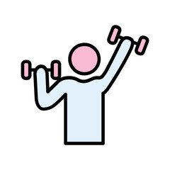 Gym Motivation Vector Icon