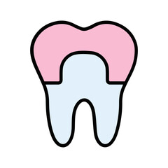 Dental Crown Vector Icon
