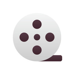 Fototapeta premium Film Role Vector icon