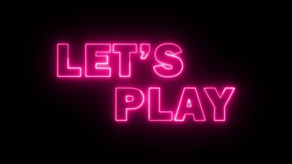 let's play glowing neon editable text effect - Powered by Adobe