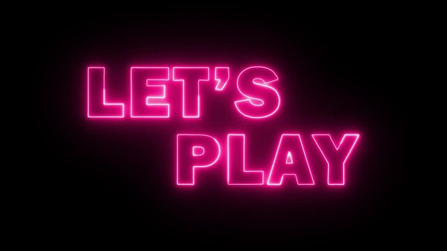 let's play glowing neon editable text effect