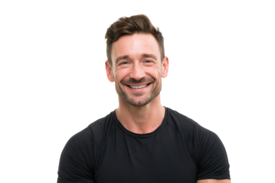 Active Fitness Instructor Ready to Train – Isolated Image - Powered by Adobe