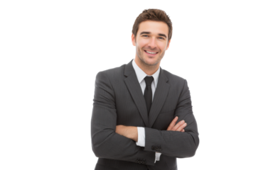 Executive Man Looking Assertive