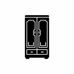 creative details Cupboard icon Vector Illustration