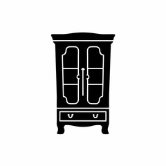 creative details Cupboard icon Vector Illustration 