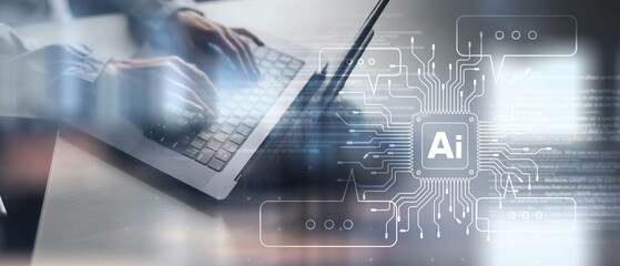 AI Circuit-Based Communication Emerging from User Interaction with Laptop.