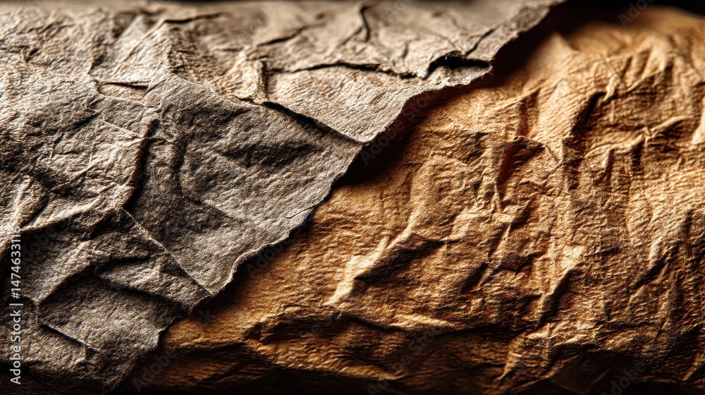 Aufkleber old brown craft paper texture for background.stock image