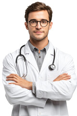 Portrait of Physician in Health Environment, Transparent PNG