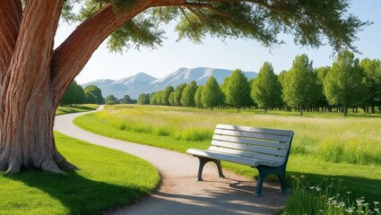 bench in the park