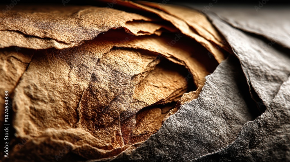 Aufkleber old folded paper texture background surface