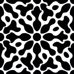 Black and White Geometric Simple Background
