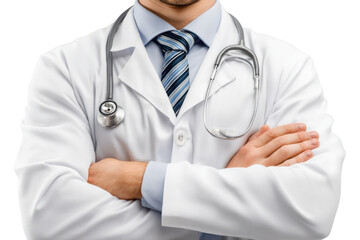 Experienced Doctor in Medical Uniform, Transparent PNG