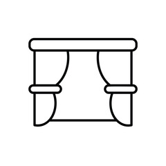 Theatre Stage Vector icon