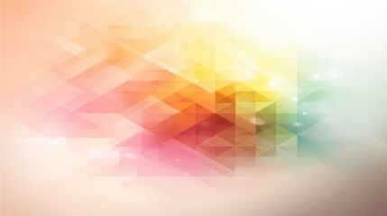 Colorful Abstract Background with Geometric Shapes and Soft Gradient for Creative Projects