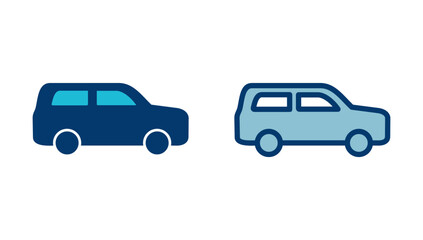 Car icon vector isolated on white background. Car icon vector.