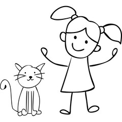 Children Draw Doodle