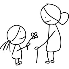 Children Draw Doodle