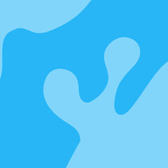 Abstract background design with simple abstract shapes in soft light blue and white. Minimalist, clean