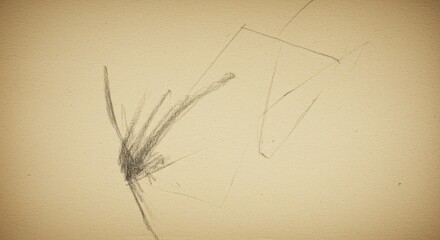 Obraz premium Abstract Sketch: A captivating abstract sketch that has a rough charcoal texture which presents an authentic style.